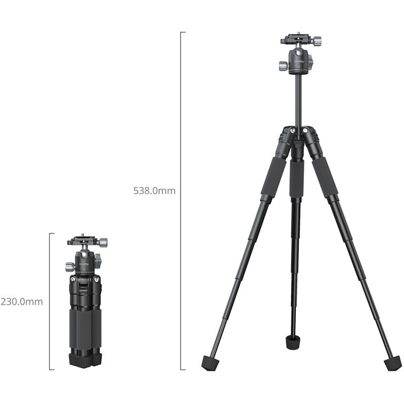 SmallRig 5470 VT-20Pro hordozható asztali háromlábú állvány-4