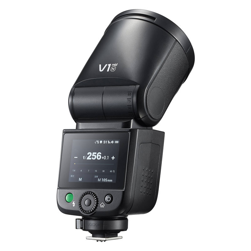 Godox V1 Mid N TTL körfejű rendszervaku (Nikon)-2
