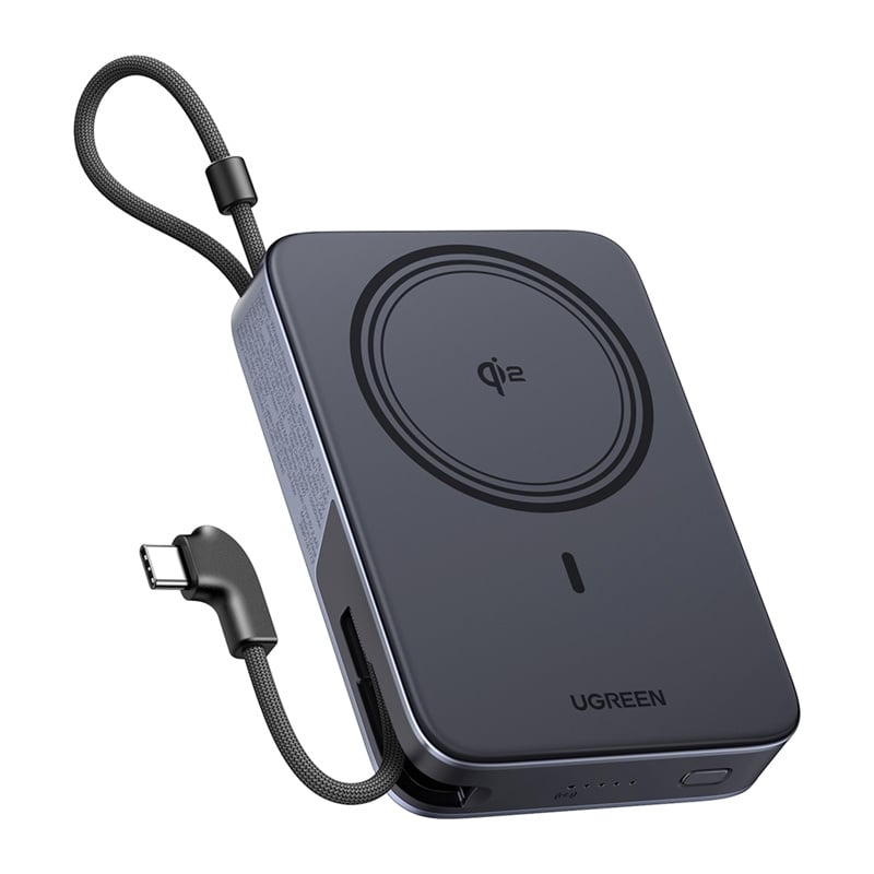 UGREEN PB568 mágneses powerbank 10000mAh 30W szürke Magsafe-1