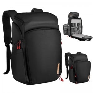 K&F Concept 25L Nature Wander 01 hátizsák (fekete-piros)