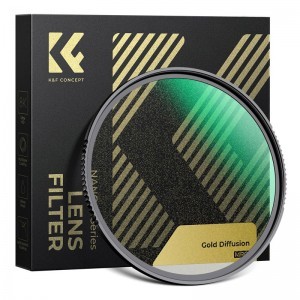 K&F Concept 77 mm Gold Diffusion 1/4 szűrő, Nano-Xcel Series