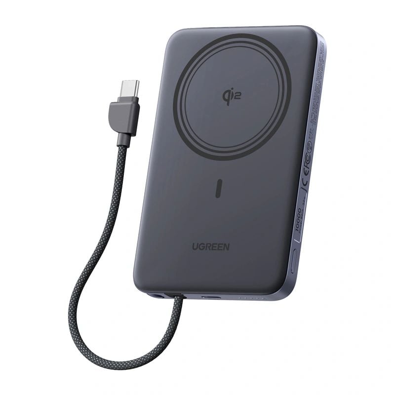UGREEN PB570 10000mAh 25W mágneses powerbank (szürke)-0