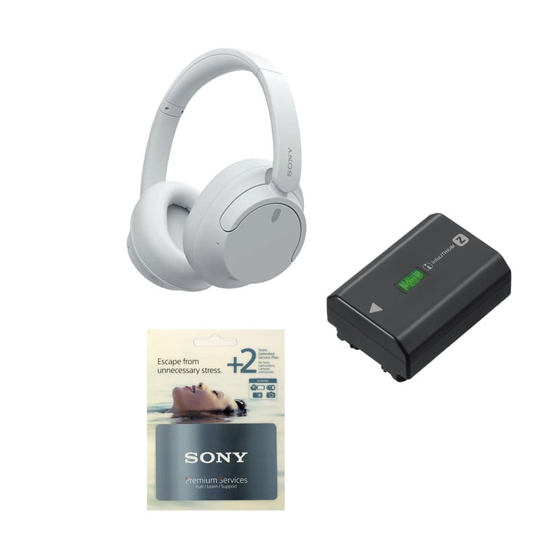 Sony WH-CH720N fehér fejhallgató + NP-FZ100 akku +2 ÉV GYÁRI GARANCIA-0