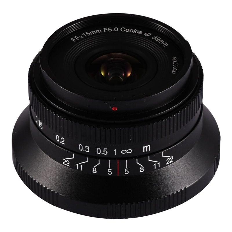Laowa FF Auto Aperture 15mm f/5 Cookie objektív sony E (Fekete)-1