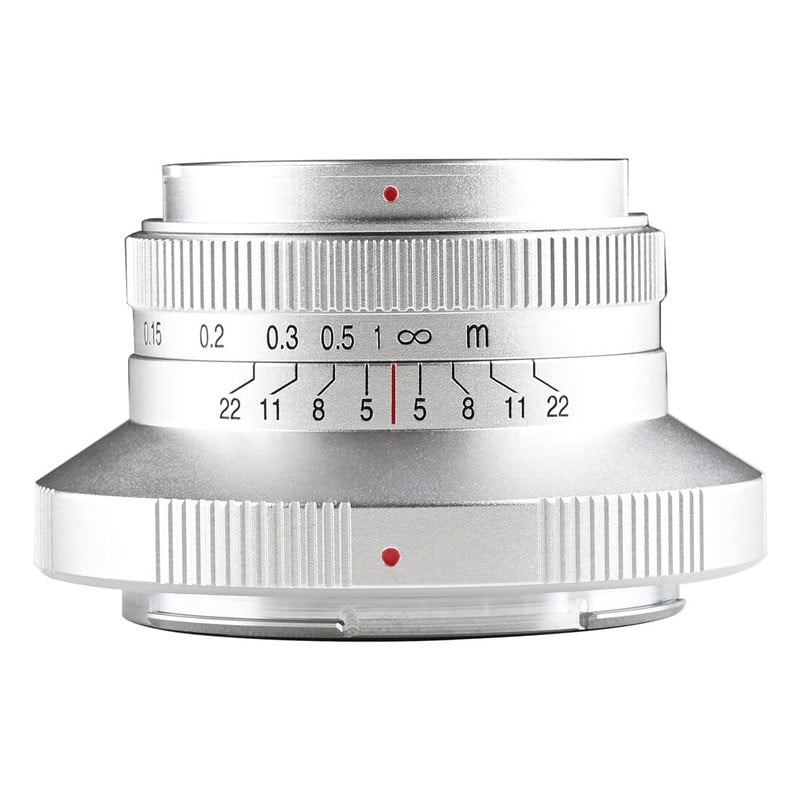 Laowa FF Auto Aperture 15mm f/5 Cookie objektív Nikon Z (Ezüst)-0