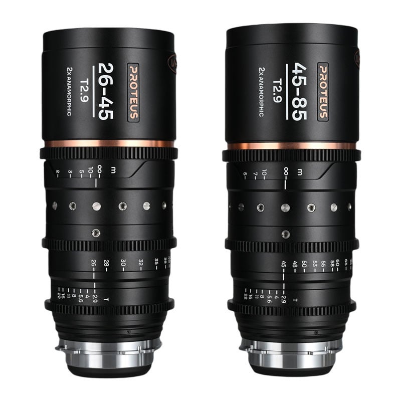 Laowa Proteus Zoom 2X Anamorphic objektív csomag (26-45mm, 45-85mm) - Amber (Meters) ARRI PL + EF-0