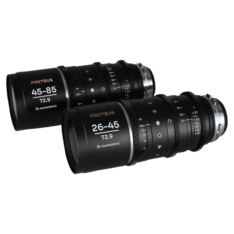 Laowa Proteus Zoom 2X Anamorphic objektív csomag (26-45mm, 45-85mm) - Silver (Meters) ARRI PL + EF-1