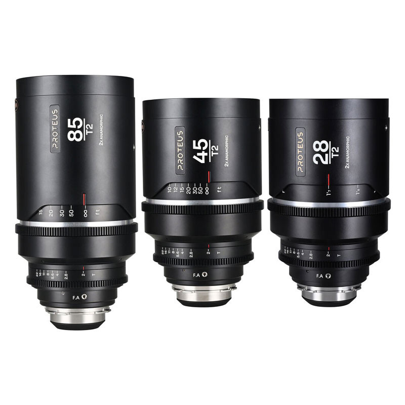 Laowa Proteus Flex 2x Anamorphic objektív készlet (28mm, 45mm, 85mm) - ARRI PL + EF-1