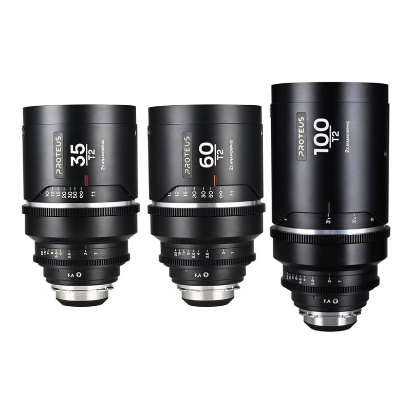 Laowa Proteus Flex 2x Anamorphic objektív készlet (35mm, 60mm, 100mm) - ARRI PL + EF-1