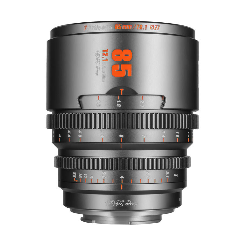7Artisans Hope S35 85mm T2.1 objektív, ezüst (Fujifilm FX)-0