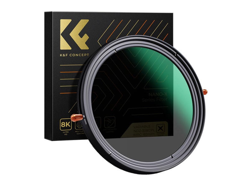 K&F Concept 58mm Nano-X Multifunctional CPL+VND 2-32 szűrő (Green Coated)-0