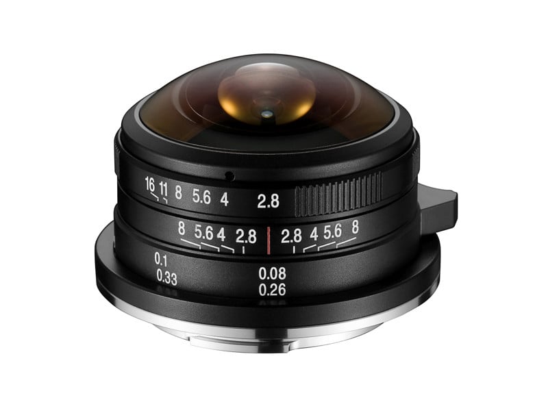 Laowa 4mm f/2.8 Circular Fisheye MFT objektív-0