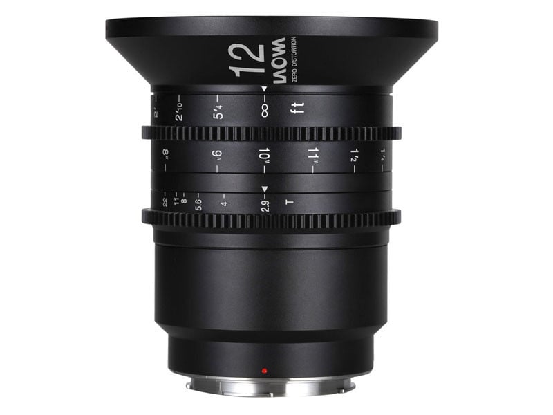 Laowa 12mm T2.9 Zero-D Cine Lens (Dual Scales) L Mount objektív-0
