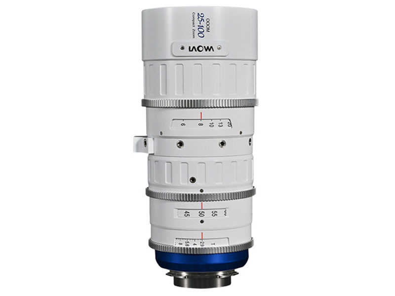 Laowa OOOM 25-100 T2.9 Cine Bundle (Feet, White) Arri PL (User-interchangeable Canon EF/Sony FE mount included) objektív szett-3
