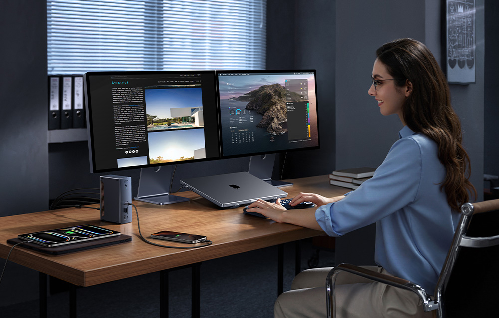 UGREEN U715 Revodok Max Thunderbolt 5 13 az 1-ben dokkolóállomás-7