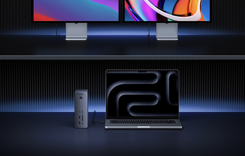 UGREEN U715 Revodok Max Thunderbolt 5 13 az 1-ben dokkolóállomás-14