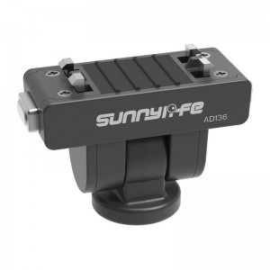 Sunnylife 1/4 hüvelykes, 180°-ban forgatható gyorskioldó rögzítő Insta360 X4 Air / X5 / Ace Pro 2 / Ace Pro / Ace kamerákhoz