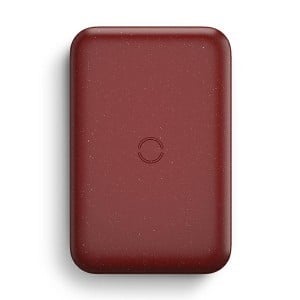 UNIQ Hyde Air 10000 mAh vezeték nélküli powerbank, bordó