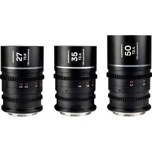 Laowa Nanomorph S35 Prime 3-Lens Bundle (27mm, 35mm, 50mm) (Silver) Nikon Z objektív szett