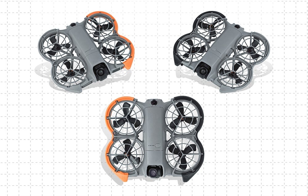 Sunnylife NE2-KC146-C propellervédő DJI Neo 2 drónhoz, narancssárga-2
