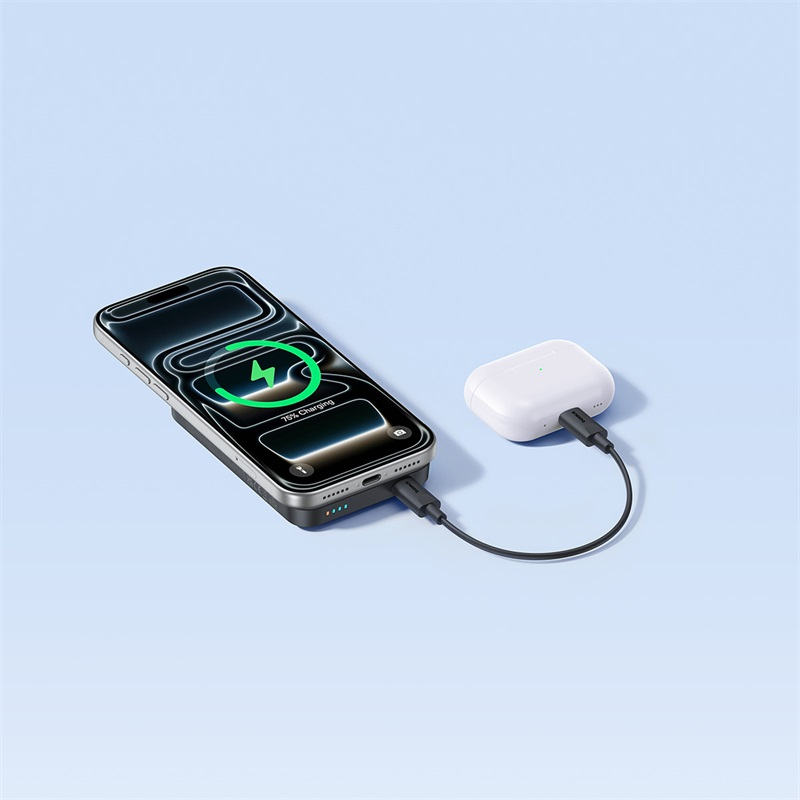 Baseus EnerFill FM11 powerbank, 10000 mAh, 30 W, PD + FQI, fekete-4