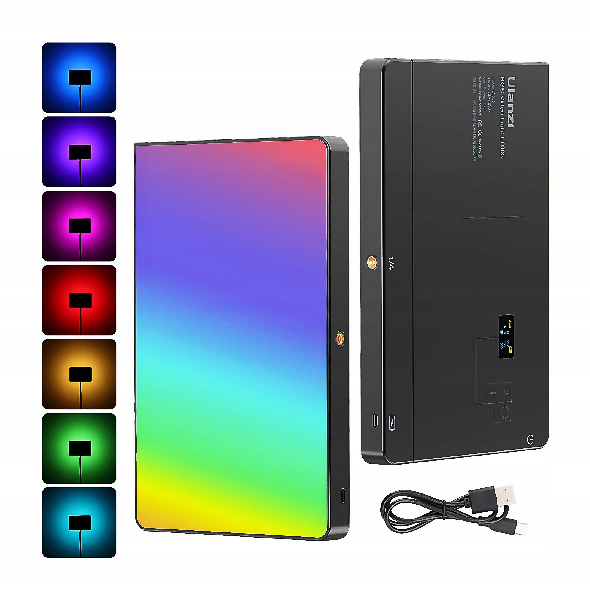 Ulanzi LT003 RGB 266 LED-es panel lámpa-12