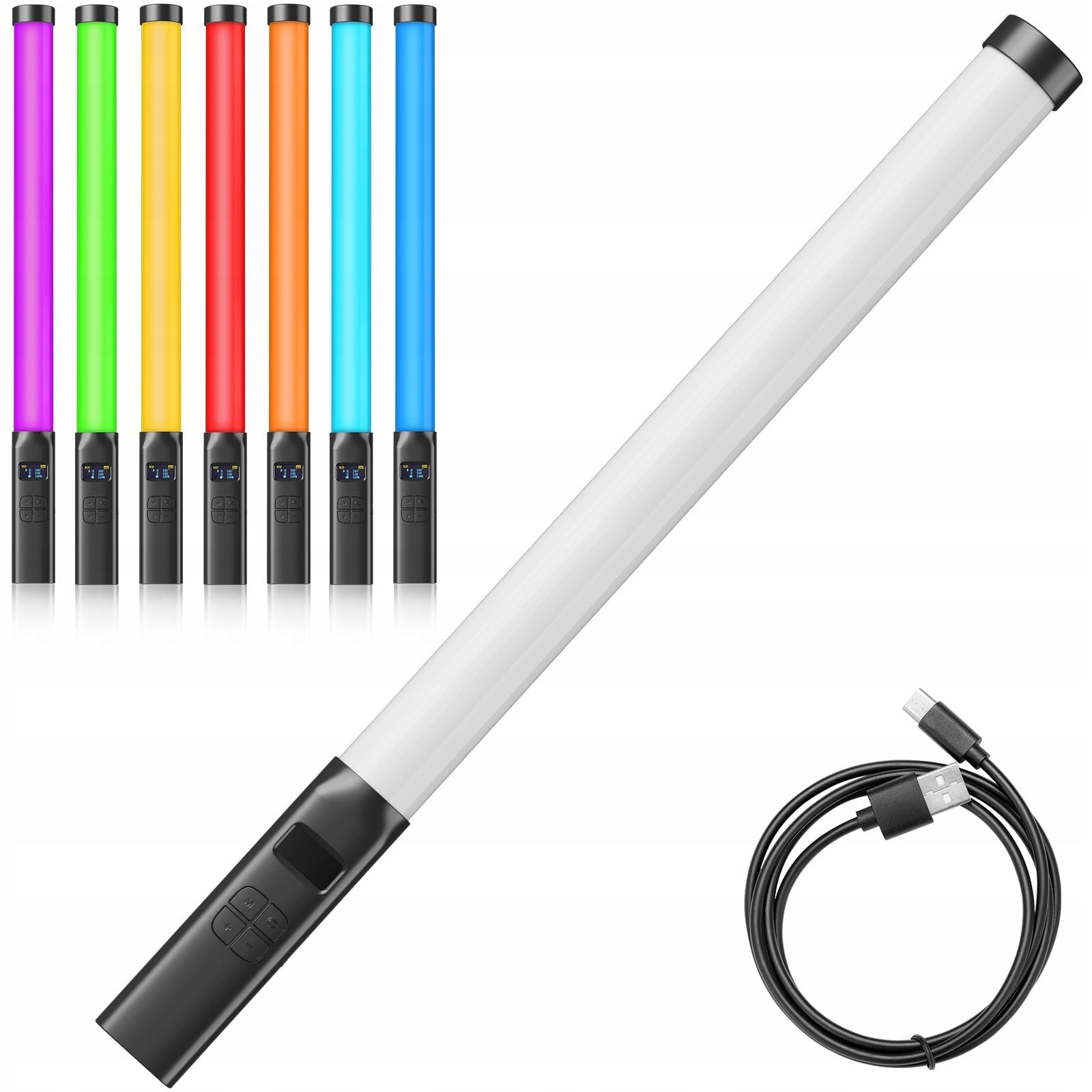 Ulanzi VL119 RGB LED videólámpa, fénycső 2600 mAh-0