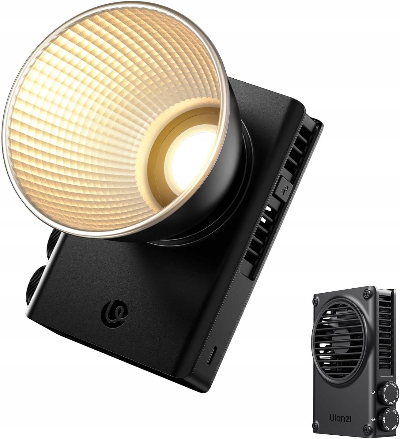 Ulanzi C01 100 W-os két színhőmérsékletű COB LED videólámpa-0