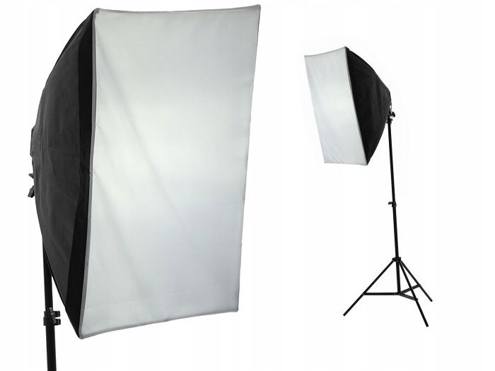 10 az 1-ben készlet 2x 1600 W-os LED lámpa 3000–6500 K távirányítóval, 50x70 softboxszal, 230 cm-es állvánnyal / 2x LED803-7
