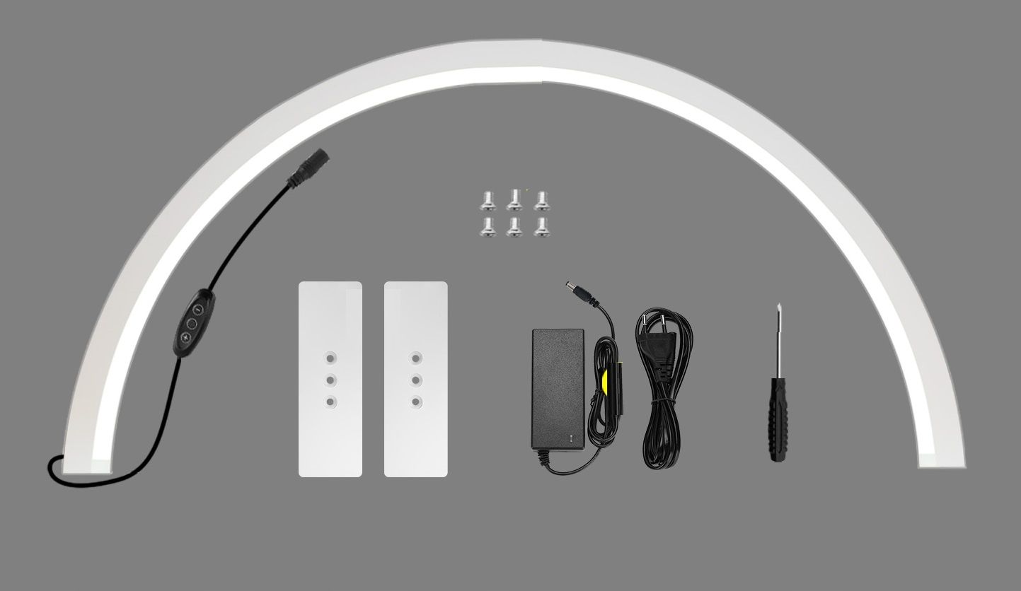 Michael Marinelli N280 LED kozmetikai asztali arnyekmentes felhold lampa 50 W, fekete-9