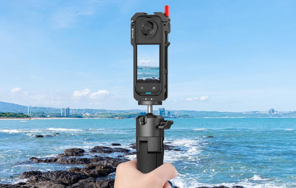 Puluz fém védőtok Insta360 X5-höz-3