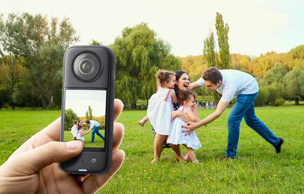 Puluz Insta360 X3 objektívvédő, fekete-1