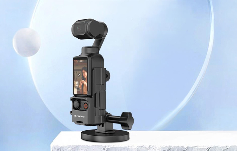 Puluz PU724B mágneses rögzítőkeret DJI Osmo Pocket 3 kamerához, fekete-2