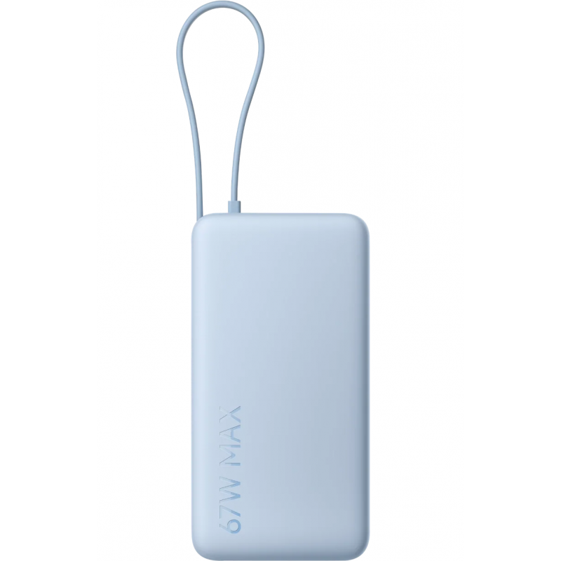 Xiaomi powerbank, 20000 mAh, 67 W, QC + PD, Ice Blue (BHR08O8GL)-0