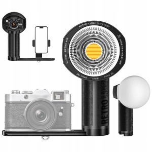 LensGo 40H retro kézi COB LED lámpa, 40 W, 2700–7000 K