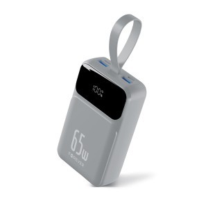 Forever Vibe-TB65 PD QC 65 W 20 000 mAh ezüst külső akkumulátor powerbank