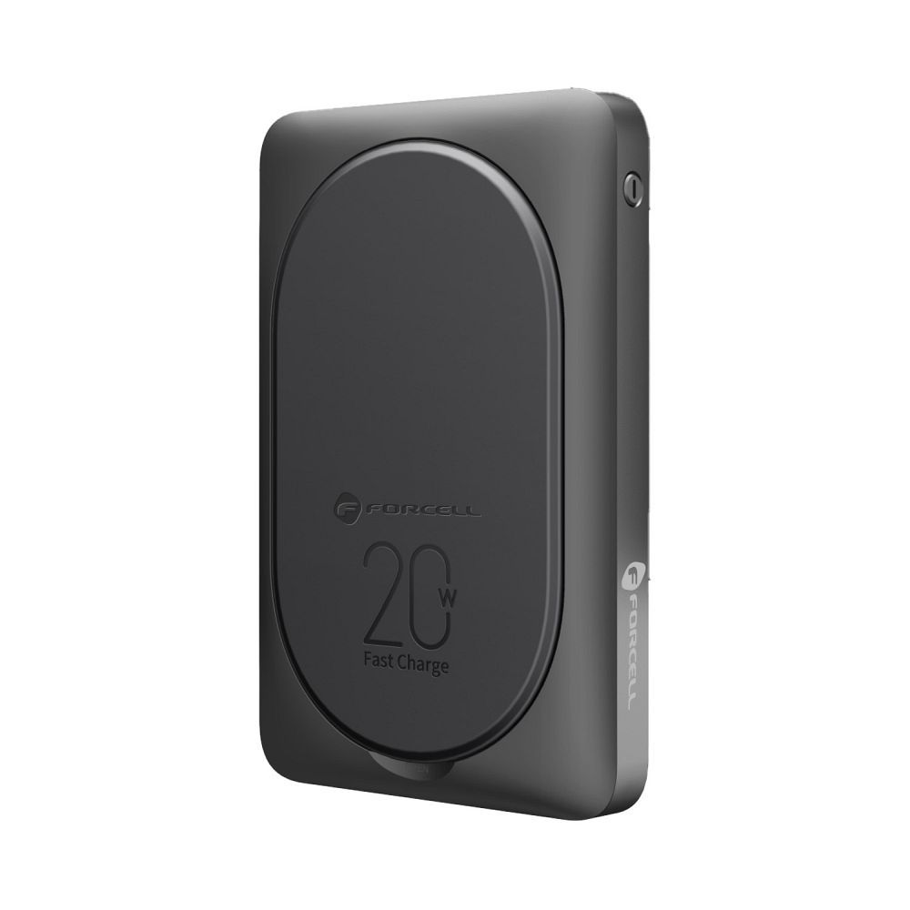 FORCELL F-ENERGY F10K2 MagStand powerbank MagSafe PD QC3.0 5A 20W 10 000mAh fekete-0