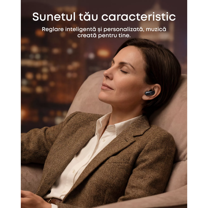 Anker SoundCore Liberty 5 Pro Max vezeték nélküli Bluetooth fülhallgató ANC zajszűréssel, fekete-6
