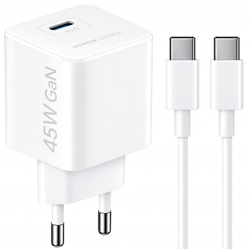 Honor Choice 5504ALHP Fehér 45 W-os hálózati töltő, 1 x USB-C, 4,05 A (5504ALHP)-1