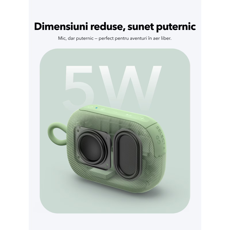 Anker SoundCore Select 4 Go Bluetooth-hangszóró, 5 W, zöld (A31X1061)-2