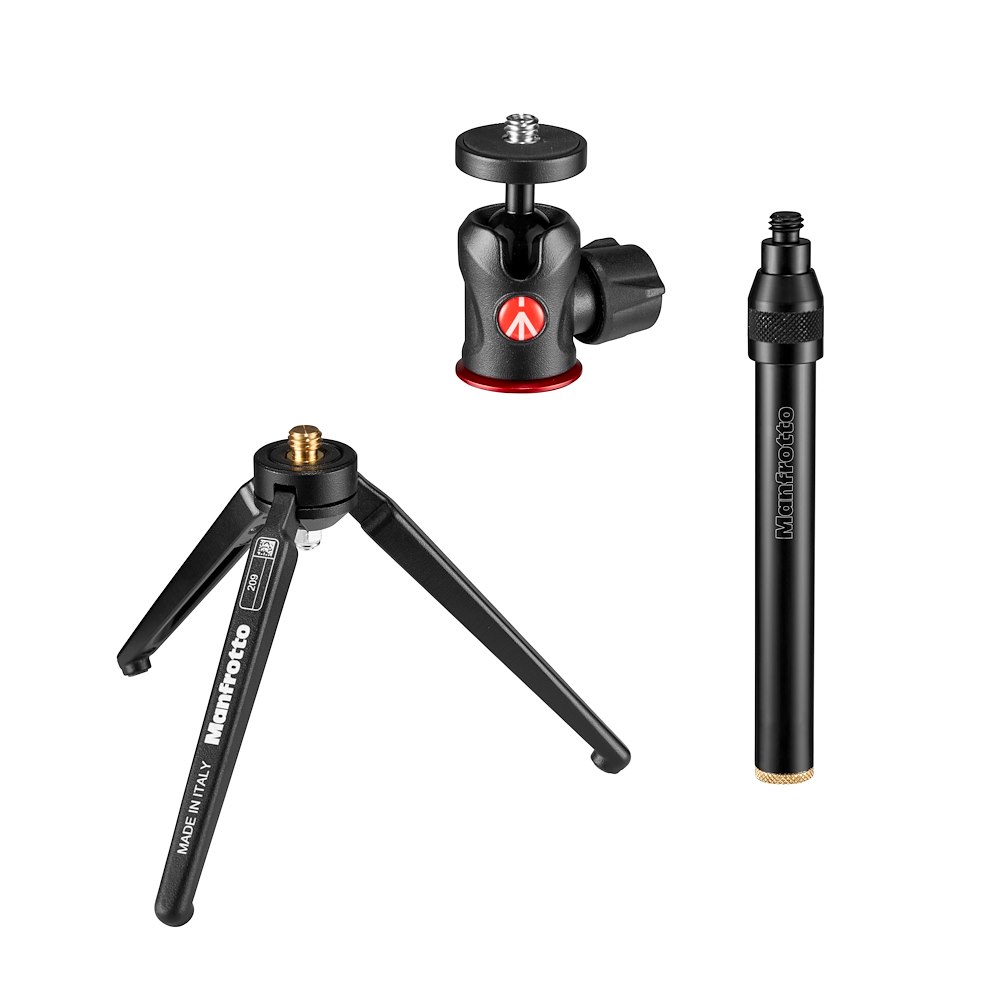 Manfrotto Table top asztali kit long 209 állvány + MH492-BH gömbfej + 259B toldó (209,492LONG-1)-3