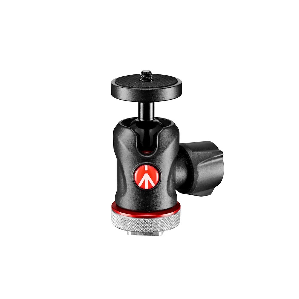 Manfrotto 492 gömbfej cseretalp nélkül, cold shoe csatlakozással (MH492LCD-BH)-0