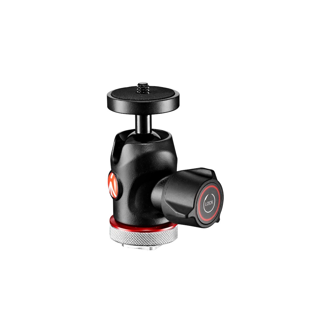 Manfrotto 492 gömbfej cseretalp nélkül, cold shoe csatlakozással (MH492LCD-BH)-1