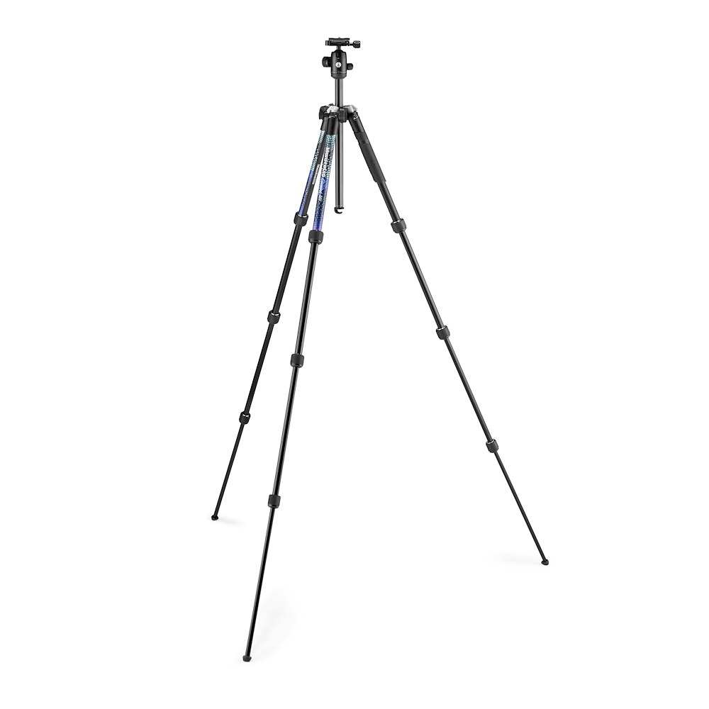 Manfrotto Element MII állvány Alu 4 szekció, gömbfej, kék (MKELMII4BL-BH)-9