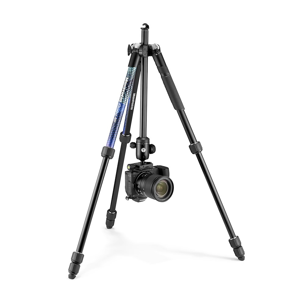 Manfrotto Element MII állvány Alu 4 szekció, gömbfej, kék (MKELMII4BL-BH)-8