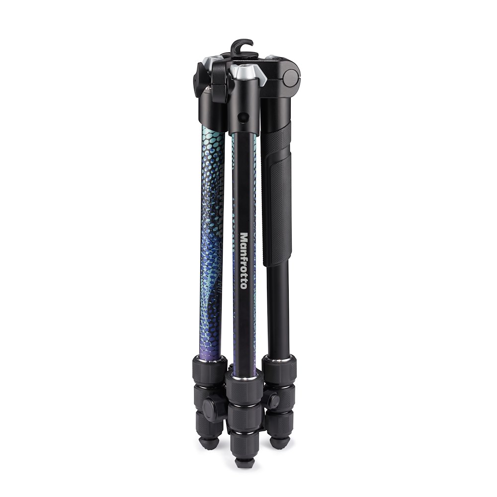Manfrotto Element MII állvány Alu 4 szekció, gömbfej, kék (MKELMII4BL-BH)-7