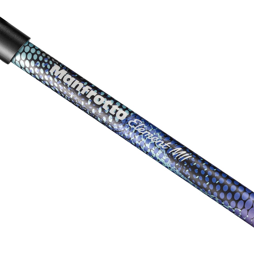 Manfrotto Element MII állvány Alu 4 szekció, gömbfej, kék (MKELMII4BL-BH)-5