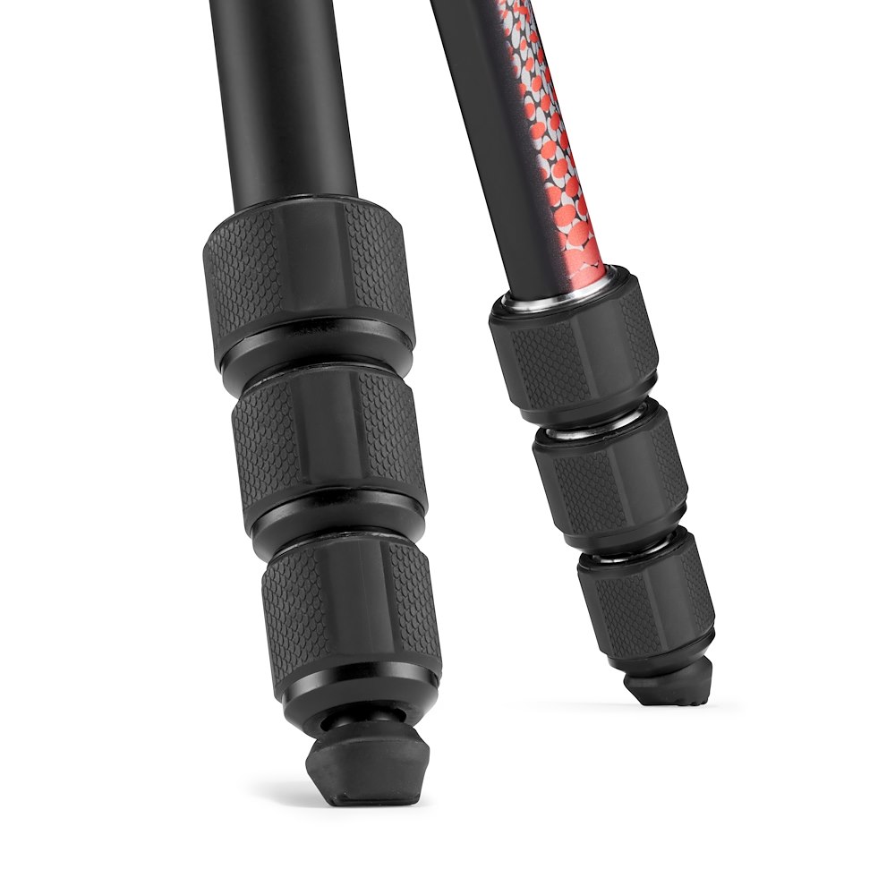 Manfrotto Element MII állvány Alu 4 szekció, gömbfej, piros (MKELMII4RD-BH)-10