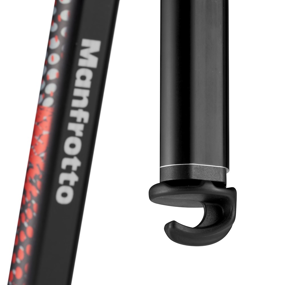 Manfrotto Element MII állvány Alu 4 szekció, gömbfej, piros (MKELMII4RD-BH)-1