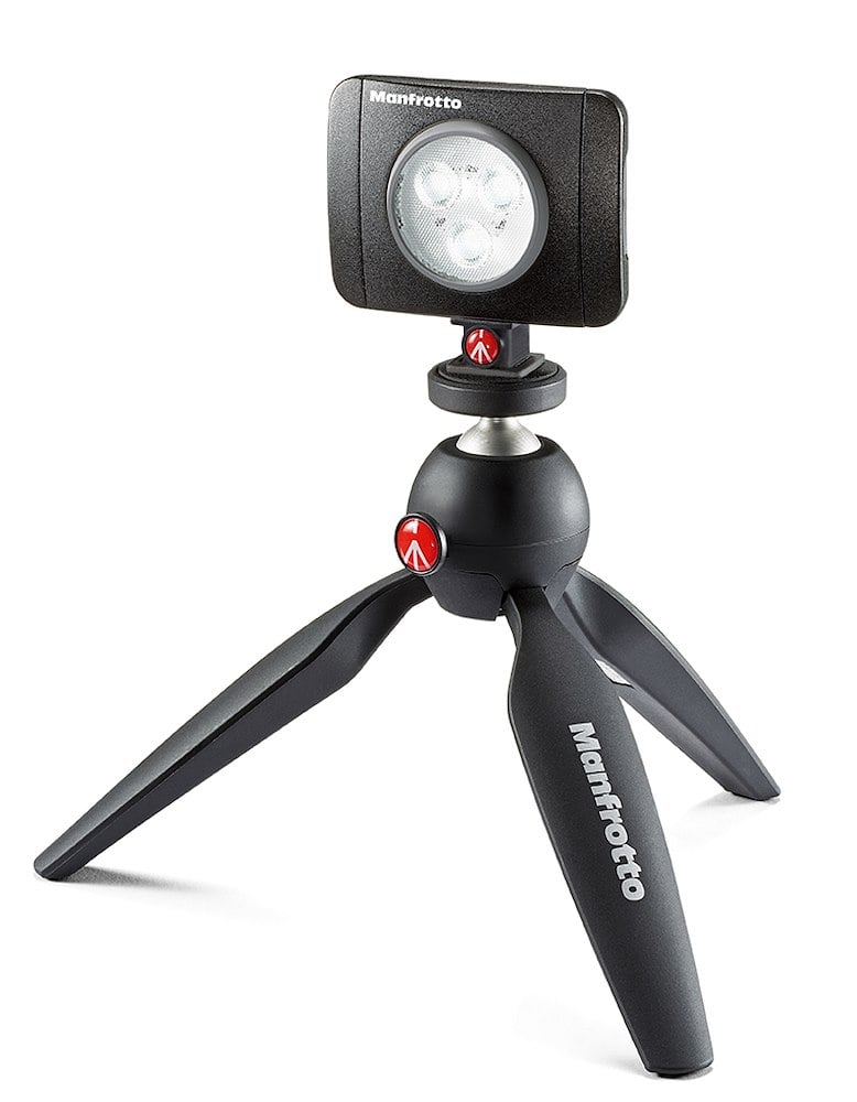 Manfrotto Lumimuse 3 led lámpa + kiegészítők fekete színben (MLUMIEPL-BK)-3